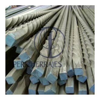 ACERO CUADRADO NEGRO CARAMELO